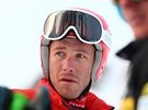 Bode Miller ped obím slalomem ve Val D'Isere