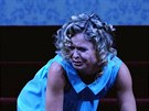 Zuzana Onufráková (Ofélie) v Hamletovi ve vandov divadle