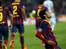 CHYBÍ TADY NKOMU MESSI? Barcelonský Neymar v duelu s Celtikem záil.
