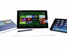 Zástupci jednotlivých tabletových platforem: Android - Samsung Galaxy Note 10.1...