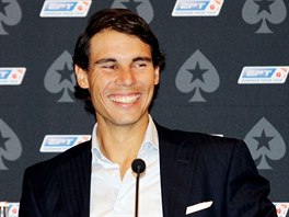 SMV. panlsk tenista Rafael Nadal pijel do Prahy na charitativn pokerov...