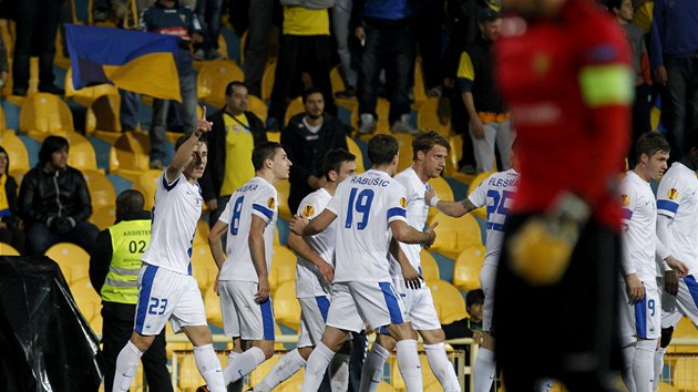 Josef ural (vlevo) vstelil krásnou branku a poslal Liberec do vedení. 