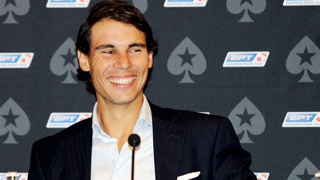 SMV. panlsk tenista Rafael Nadal pijel do Prahy na charitativn pokerov turnaj v dobr nlad.