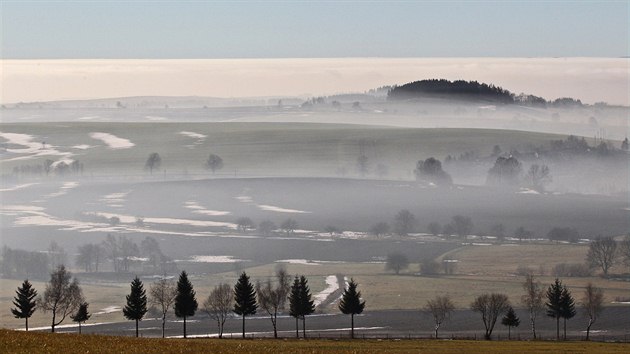 Inverze na Vysoin (13. 12. 2013)