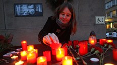 Vzpomínka na Václava Havla ve Zlín. (18. prosince 2013)