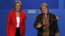 Druhé kolo prezidentských voleb v Chile vyhrála podle oekávání socialistka Michelle Bacheletová