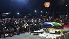 Pohřební ceremonie za Nelsona Mandelu ve vsi Qunu, kde vyrůstal (15. prosince...