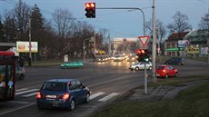 K�i�ovatkou u výstavi�t� projede denn� 56 tisíc vozidel.