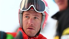 Bode Miller ped obím slalomem ve Val D'Isere