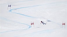 Lara Gutová na trati superobího slalomu ve Svatém Moici.