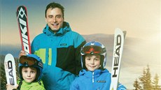 VELKÁ RODINA. Marcel Maxa trénuje i své t�i potomky - nejstar�ího Adama,