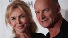 Sting a jeho manelka Trudie Stylerová (8. prosince 2013)
