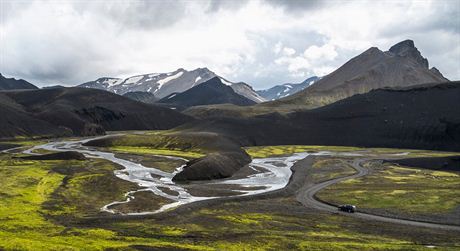 Island zastavil výstavbu dálnice kvli elfm. Ilustraní snímek