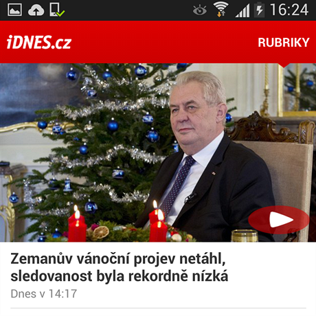 Aplikace iDNES.cz