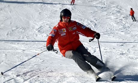 Michael Schumacher pi lyování v italském stedisku Madonna Di Campiglio v