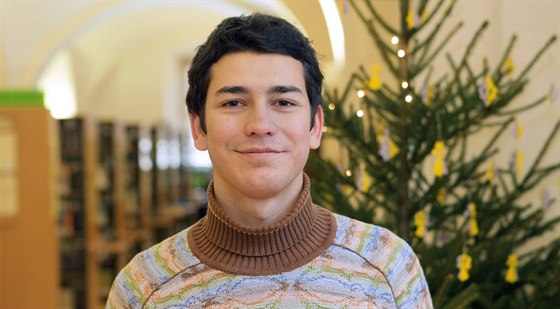 Student z Ázerbájdánu Raíd Agamalijev tráví v esku poprvé i vánoní svátky.