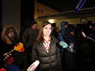 Nadda Tolokonnikovová po proputní z vznice v Krasnojarsku (23. prosince...