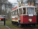 Z praského Výstavit vyjela 21. prosince historická tramvaj, z ní si mohli