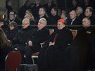 Prezident Milo Zeman a kardinál Dominik Duka se v katedrále svatého Víta...