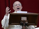 Pape vyzval k ukonení násilí ve svt, zmínil zejména vojenské konflikty v...