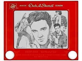 Magickou tabulku zvládne ozdobit napíklad portrétem Elvise Presleyho.