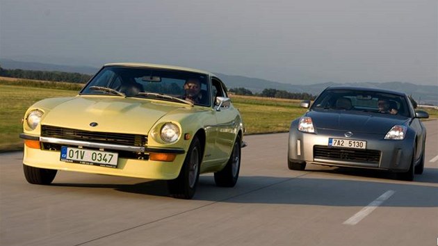 Datsun 240Z a Nissan 350Z