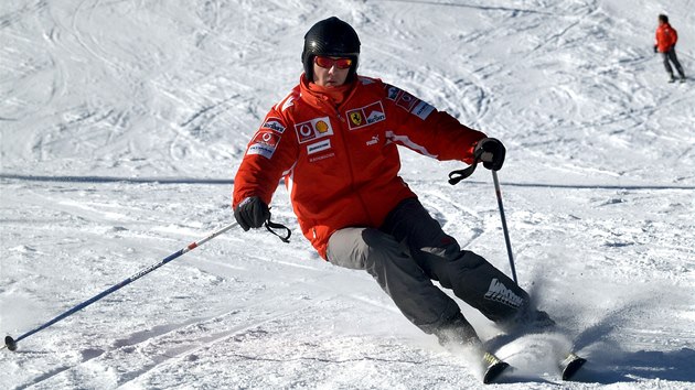 Michael Schumacher pi lyovn v italskm stedisku Madonna Di Campiglio v