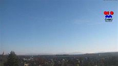 Snímek webové kamery �eského hydrometeorologického ústavu z Ostravy-Poruby, kde...