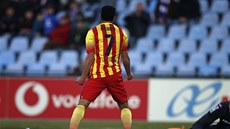 HATTRICK. Pedro, křídelní útočník Barcelony, oslavuje svůj třetí gól do sítě