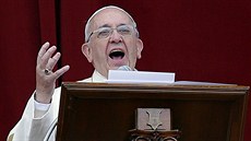 Pape vyzval k ukonení násilí ve svt, zmínil zejména vojenské konflikty v...