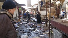Nejmén 37 mrtvých si vyádaly dva nezávislé útoky v Bagdádu namíené proti...