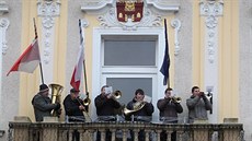Po roční přestávce se lidé mohou opět těšit na troubení koled z balkonu radnice v Havlíčkově Brodě.