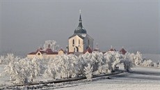 Stromy na Vysoin padají pod tíhou námrazy. V okolí Zelené hory to vypadá jako...