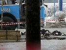 Výbuch trolejbusu v ruském Volgogradu (30. prosince 2013)