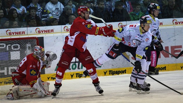 Momentka z utk�n� Liberec - Slavia