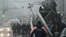 Nejmén deset lidí zemelo pi výbuchu trolejbusu ve Volgogradu (30. prosince