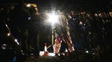 Policie na místě nálezu těla v pražském Hloubětíně