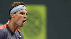 Rafael Nadal na turnaji v Dauhá