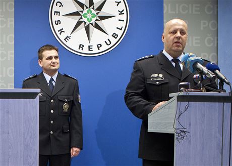 Milan ervíek a Petr Lessy na snímku z bezna 2011, kdy byl Lessy policejním prezidentem a ervíek jeho námstkem.