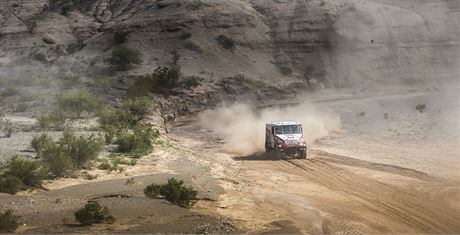 Ale Loprais na Rallye Dakar.