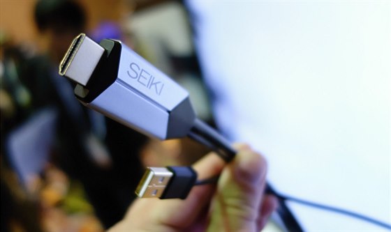 Aktivní kabel Seiki U-Vision konvertuje Full HD na 4K.