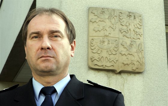 Bronislav Šabršula na snímku ještě z doby, kdy šéfoval policii na Uherskohradišťsku.