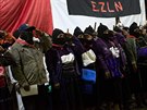 Oslavy 20. výroí zapatistického povstání v Oventicu. (31. prosince 2013)