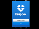 Aplikace Dropbox