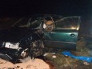 Hasii o silvestrovské noci zasahovali i u nehody v Sobtuchách na Chrudimsku.