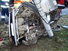 Automobil Lada Niva, který ídil estnáctiletý chlapec, narazil v Morávce na...