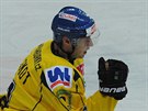 Marek Loskot z Ústí nad Labem se raduje z gólu.