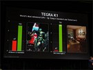 Pedstavení ipsetu Nvidia Tegra K1 na veletrhu CES v Las Vegas