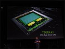Pedstavení ipsetu Nvidia Tegra K1 na veletrhu CES v Las Vegas