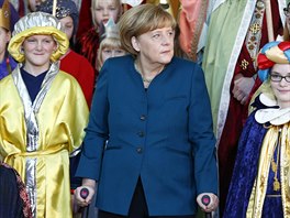 Merkelová si nenechala ujít tradiní pijetí Tech král v berlínském...